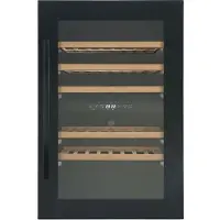 CAVISS Inbouw Wijnkoelkast 2 T° - CLEN257TBEG - Nismaat H 88 - 57 Flessen - 5 tot 22 °C - Anti UV Glasdeur - 38 dB - LED Verlichting