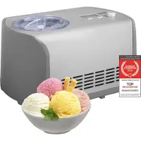 TZS First Austria IJsmachine - 1.2 L - Zelfvriezend met compressor - 135W - Roomijsmachine - Ice Cream Maker - RVS
