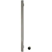 Hotbath &More RASV135 Rails Square handoekwarmerset 135cm met 1 stang en schakelaar geborsteld nikkel