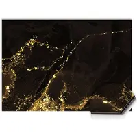 KitchenArt - Gilded Marble Spatscherm - 100x65 cm - Spatscherm Achterwand Keuken - Spatwand Keuken