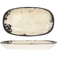 RINART Serveerschaal mega porselein 30x18 cm set van 2