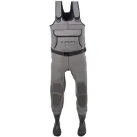 Ultimate Neocore Waadpak - Maat 45 - 5mm Neopreen - PVC Laarzen - Inclusief Riem & Tas