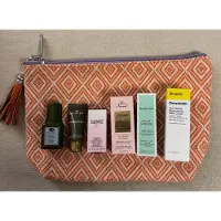 Estée Lauder ORIGINS 6 Piece Skin Care Travel Set + MAC radiant emulsion 5 ml+ Too Faced primer serum 7 ml + Dt.Jart+ Lotion 7 ml + Serum 5 ml