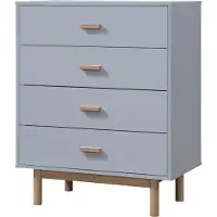 Loft 24 Melanie-Commode - 4-laden - Grijs Eikenlook