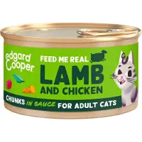 Edgard & Cooper 18x Kattenvoer Chunks Lam - Kip 85 gr