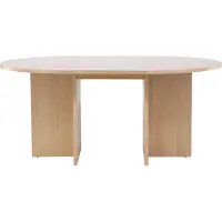 Venture Home Strada eetkamertafel Ø120cm. Met uittrek whitewash.