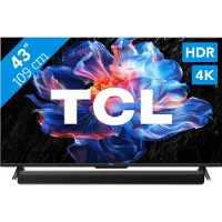 TCL 43" LED P61K 4K (2025) + S45H 2.0 Barre de Son