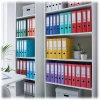 Esselte No.1 Kunststof A4 Ordner met Etikethouder - 2-Rings - Rugbreedte Van 75mm - Capaciteit van 500 Vel - Lichtblauw
