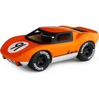 Playforever speelgoedauto Ken Gibson, oranje - klassiek design en speelplezier