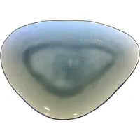 Gastro by Ron Blaauw Dinerbord - 22 x 16 cm - Medium - Grijs/Blauw - 4 Stuks