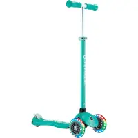 Globber 3-Wiel Step - Primo Plus Lights Green - groen - lichtgevende wielen - in hoogte verstelbaar - vanaf 3 tot 9 jaar