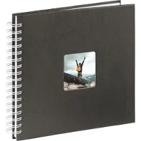 Hama Spiraalalbum Fine Art, 28x24 cm, 50 witte pagina's, zwart