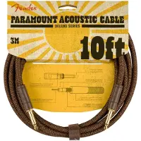 Fender PARAMOUNT 10' ACOUSTIC INSTRUMENT CABLE BROWN