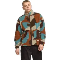 Revolution - Printed Teddy Jacket - Fleecevest XXL, bruin