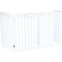 Trixie - Afsluithek - 4 Panelen - Wit - 60-160X75 cm