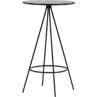 Venture Home Bistro bartafel Ø60cm zwart.