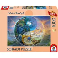 Schmidt - Legpuzzel - Yin & Yang, Bergwereld - Silvia Christoph - 1000 stukjes - Volwassenen - vanaf 12 jaar