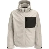 Jack & jones Tussenjas 'JJNORTH' crème / zwart
