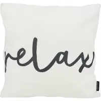 Gek op kussens! Sierkussen black & white relax outdoor | 45 x 45 cm | polyester