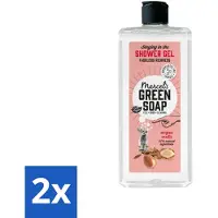 Marcel's Green Soap - Douchegel - Argan & Oudh - Verzorgend & zacht - 300 ml - Voordeelverpakking - 2 stuks