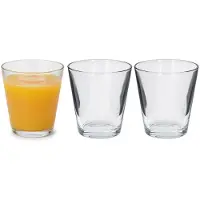 Alessandro Drinkglazen Conical Crystal - 6x stuks - glas - 230 ml - H9 cm - waterglazen - Frisdrank - Sapglazen