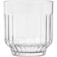 XLBoom Mila Tumbler Clear Set van 4 – Mondgeblazen glazen tumbler set (4 stuks) – Verkrijgbaar in Amber | Clear | Dark Grey | Green – Design servies voor tafel
