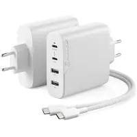 Alogic Rapid Power USB-laadstation 100 W USB-C, USB-A USB PD Wit Binnen USB Power Delivery (USB-PD)