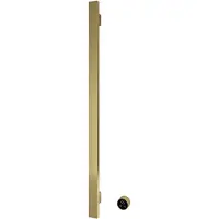 Hotbath &more set van 1 rails rasv135 square135 cm met separate schakelaar geborsteld messing pvd