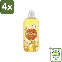 Robijn – Wasverzachter – Zwitsal – 1,1 L - Voordeelverpakking - 4 stuks - Wasverzachter - Wasgeur