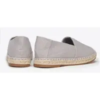 WITTCHEN - Espadrilles met Gevlochten Neus - Grijs - Textielmateriaal
