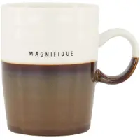 Zusss Mok Tea Time Wit / Bruin 350 ml