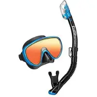 Tusa Sport TUSAsport UC1625 Serene Snorkelset | Comfortabel Snorkelmasker & Betrouwbare Semi-Dry Snorkel voor Beginners & Recreatieve Snorkelaars