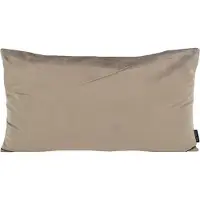 Gek op kussens! Sierkussen velvet taupe long | 30 x 50 cm | velvet/polyester