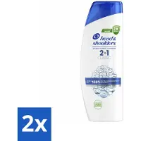 Head & shoulders - Shampoo - 2-in-1 - Classic - 100% Roosvrij - 400 ml - Voordeelverpakking - 2 stuks