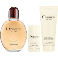 Calvin Klein 125 ml Eau De Toilette Spray + 100 ml After Shave Balm + 80 ml Deodorant Stick