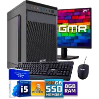 GMR Intel Ultra Compleet Desktop PC | Intel Core i5 | 8 GB RAM | 512GB SSD M.2 | Windows 11 | Inclusief 24" Monitor, Muis & Toetsenbord