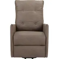 Notio Living Marko-Relaxfauteuil met elektrisch en liftup in PU Cappucino
