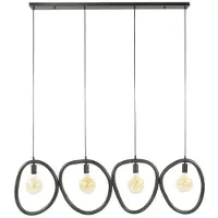 Hoyz hanglamp pebble 4 lichts artic