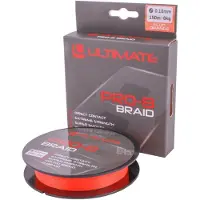 Ultimate Pro-8 Braid 0.28mm 17kg 150m Fluo Orange - Gevlochten Lijn