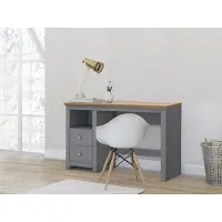 Loft 24 Emerald-Bureau - 2-deurs - Grijs Eikenlook