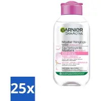 Garnier - SkinActive - Micellair Reinigingswater - Gevoelige Huid - Reisformaat - 100 ml - Bulkverpakking - 25 stuks