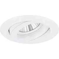 Yphix Verona - Inbouwspot Wit Rond - Kantelbaar - 1 Lichtpunt - Ø 82mm