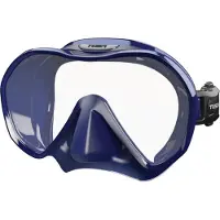 Tusa Zensee – Premium duikmasker met geïntegreerde lens, panoramisch zicht, lichtgewicht ontwerp en comfortabel draagcomfort – Donkerblauw – M1010 QID