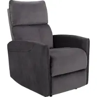 Notio Living Pineto-Relaxfauteuil met elektrische functie in fluweel antraciet