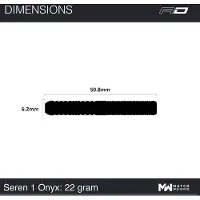 Red Dragon Seren Onyx 1 90% - Dartpijlen
