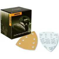 Mirka Gold Delta Schuurpapier 100x152mm met 7 gaten - P80