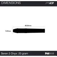 Red Dragon Seren Onyx 2 90% - Dartpijlen
