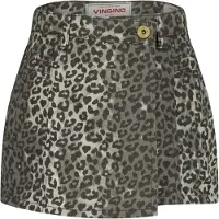 Vingino Shorts Daniela Leopard Meisje Grijs 176