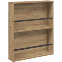 vidaXL Tijdschriftenrek Artisan Eiken 60 x 12 x 70 cm Bewerkt hout