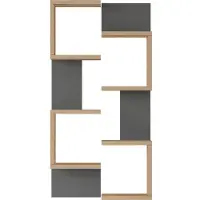 En.casa Wandrekset Omn 93x24x15 cm houtkleurig en antraciet []